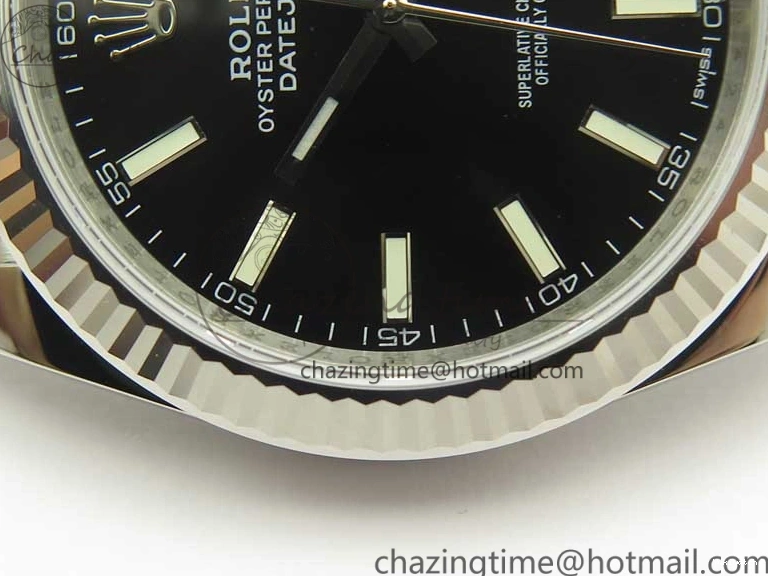 version Stick REF Black Best DateJust New Dial 126334 Edition 1:1 A3235 on Bracelet Markers Jubilee SS 0326